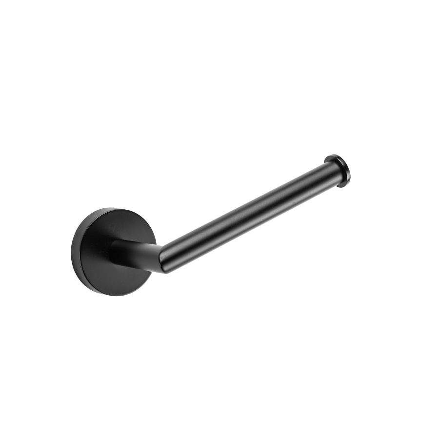 Flexi Fix Matt Black Epsom Toilet Roll Holder