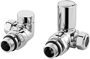 Corner Chrome Radiator Valve