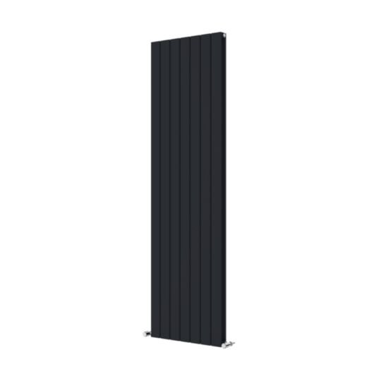 Tucker French 1800 x 520mm Double Panel Anthracite Vertical Radiator (Heating Only)
