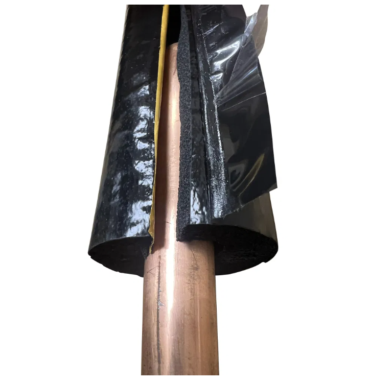 Arctic Hayes Pre Slit Insulation 2 Metre  X 28mm ID X 19mm Wall PVC Coated Slit & Seal