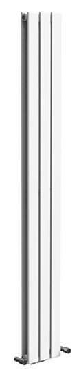 Tucker French 1800 x 224mm Double Panel White Vertical Radiator (Heating Only)
