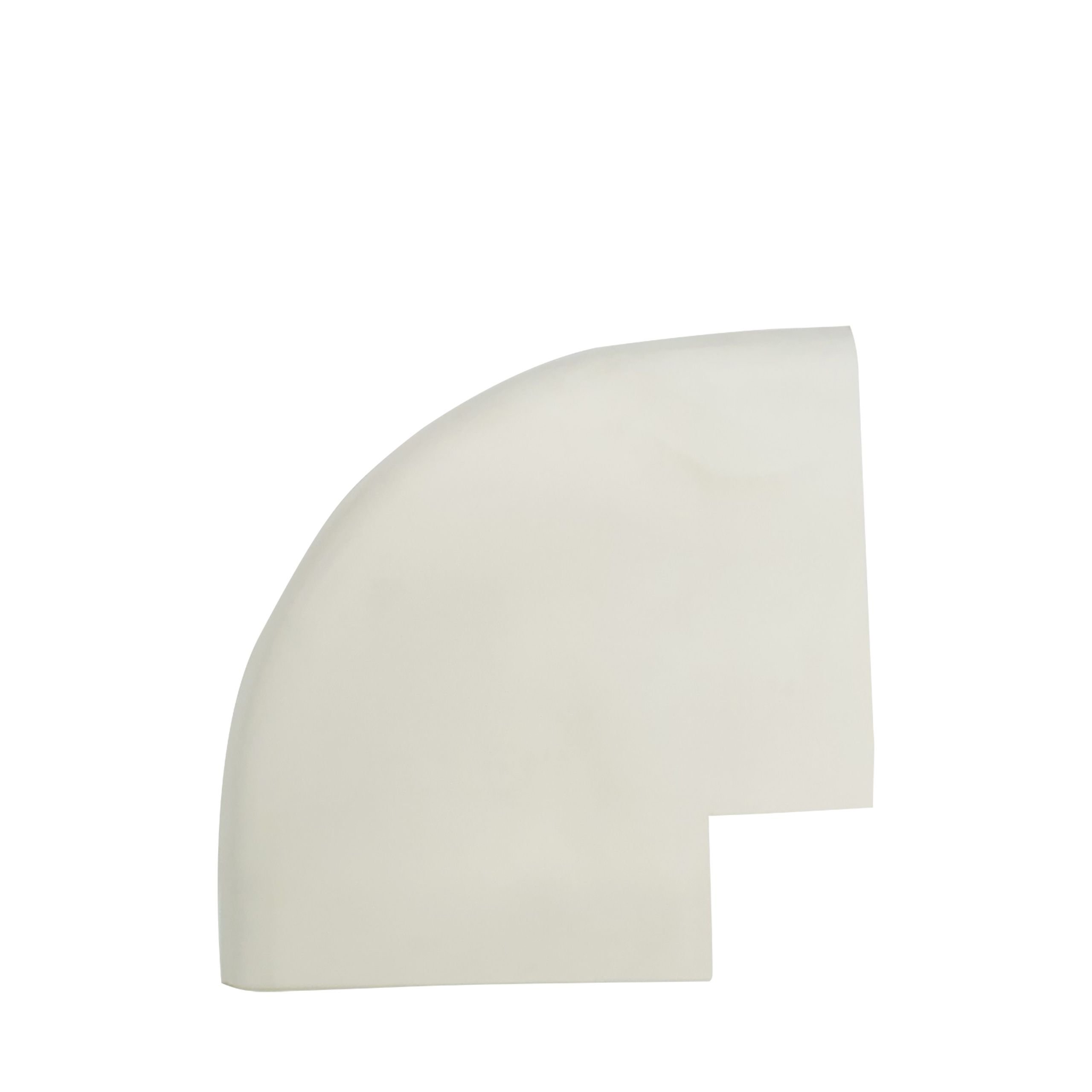 Diversitech Ivory 140mm External ASHP Trunking 90 Degree External Bend