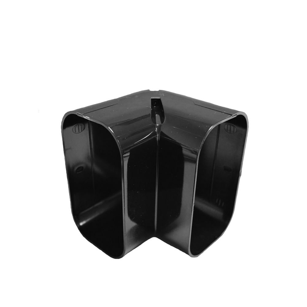 Diversitech Black 140mm External ASHP Trunking 90 Degree Internal Bend