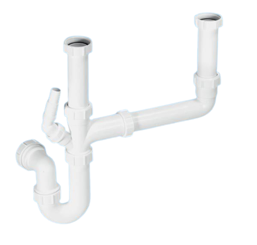 McAlpine 2 Nozzle Standard Double Bowl Sink Kit SK2A