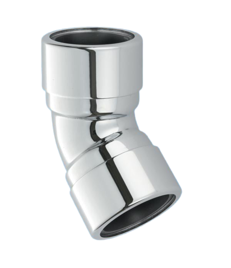 McAlpine 42mm CP Brass 135 Degree Compression Bend 42B-CB