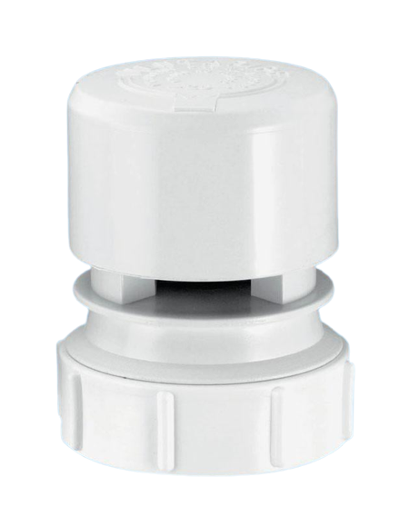 McAlpine Ventapipe 25 with 1 1/2" Universal Outlet White VP2
