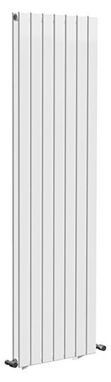 Tucker French 1800 x 528mm Double Panel White Vertical Radiator (Heating Only)