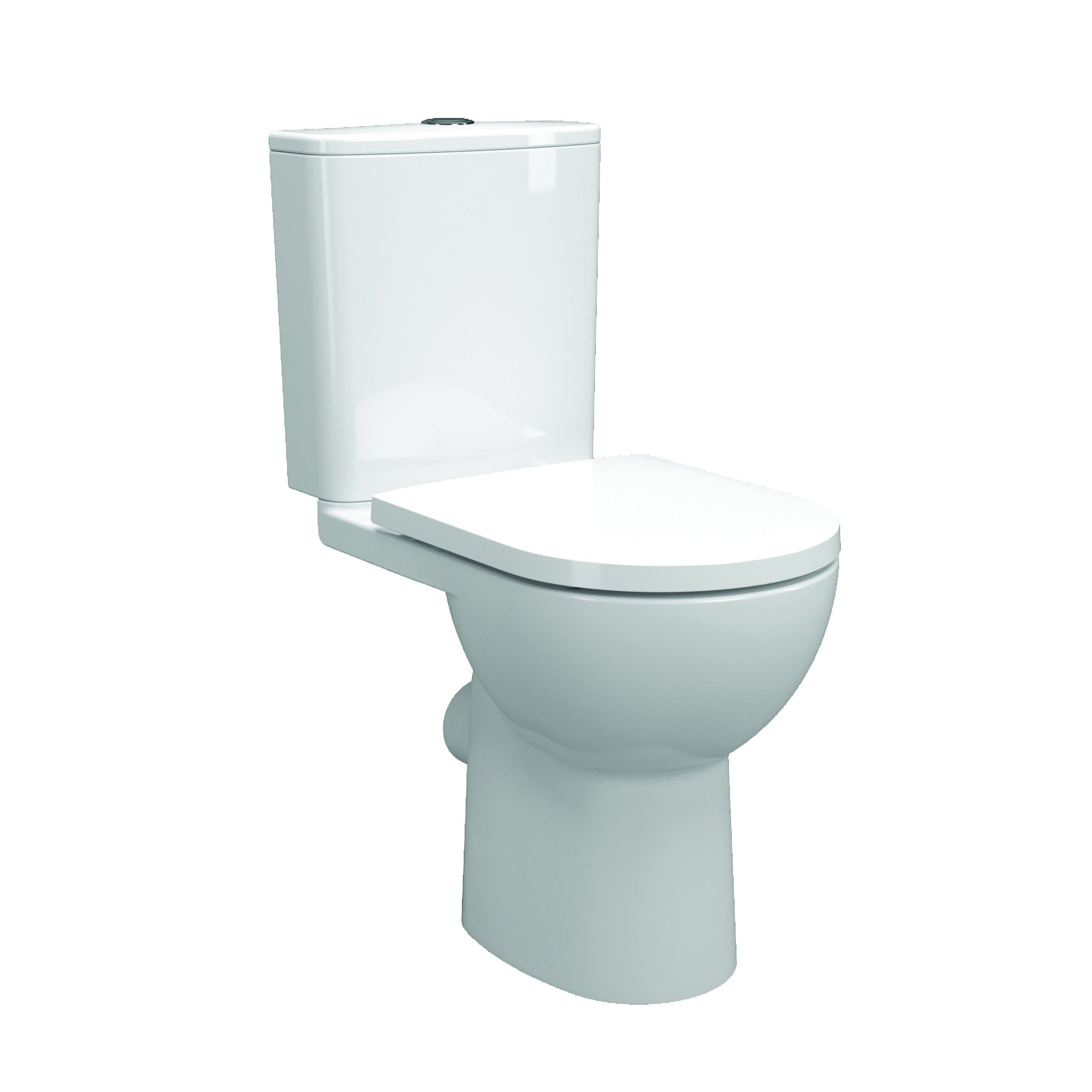 Tucker French Amersham Comfort Height Short Projection Rimless Open Back Close Coupled Pan
