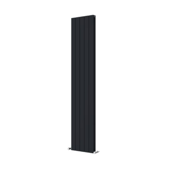 Tucker French 1800 x 370mm Double Panel Anthracite Vertical Radiator (Heating Only)