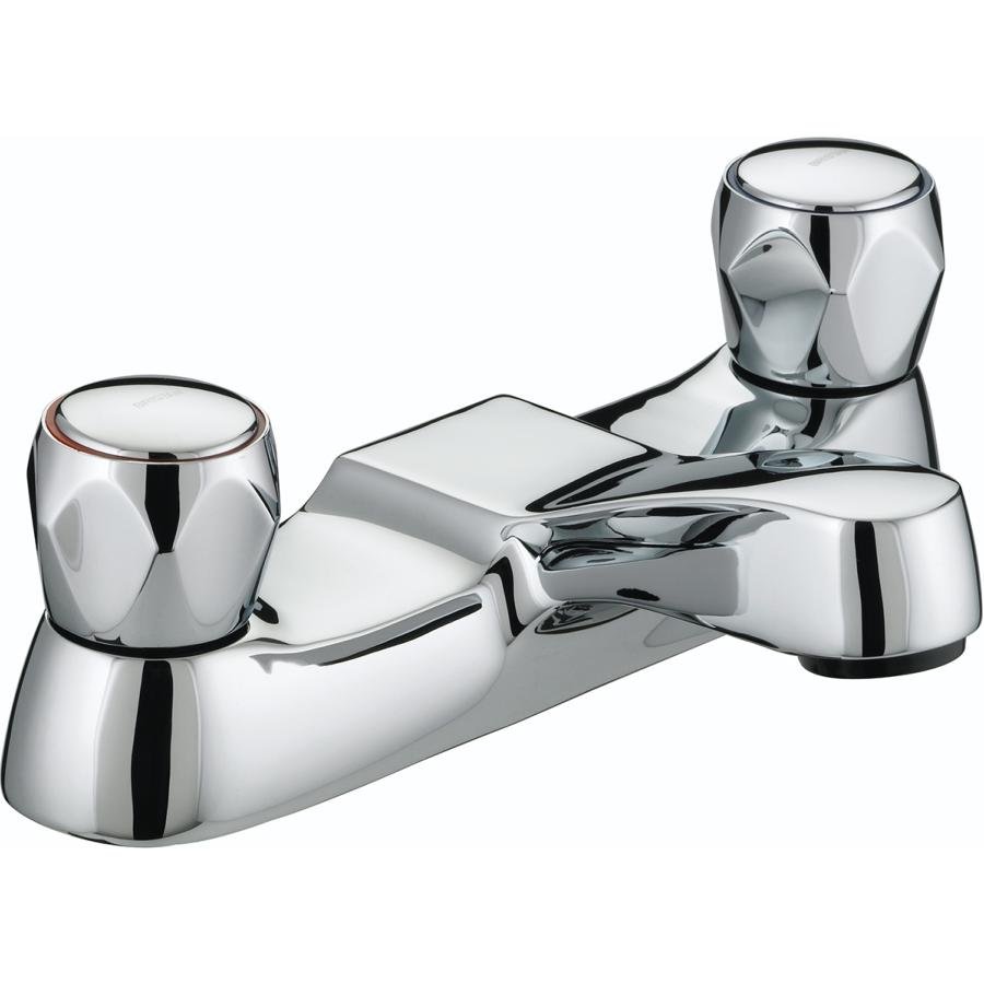 Bristan Club Bath Filler with Metal Heads VAC BF C MT