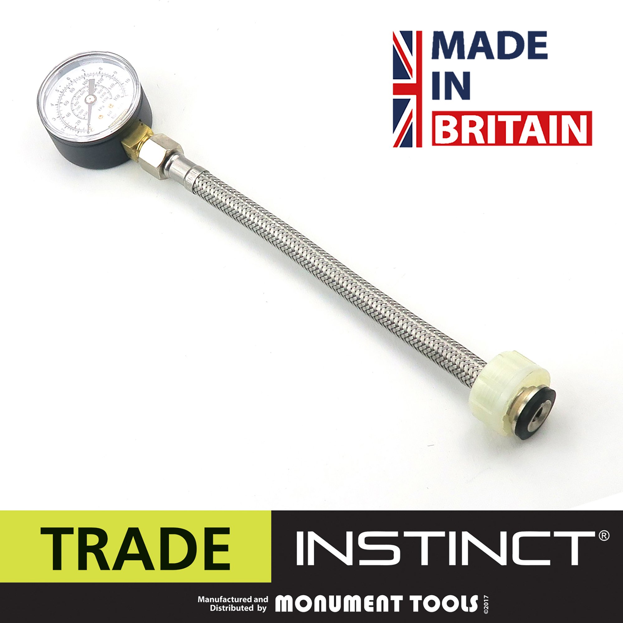 Instinct Mains Water Pressure Test Gauge 11bar x ¾ " BSP INST1510