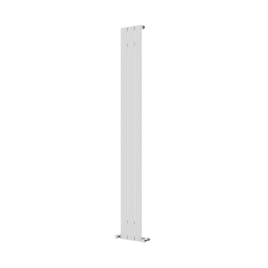 Tucker French 1800 x 220mm Single Panel White Vertical Radiator (Heating Only)