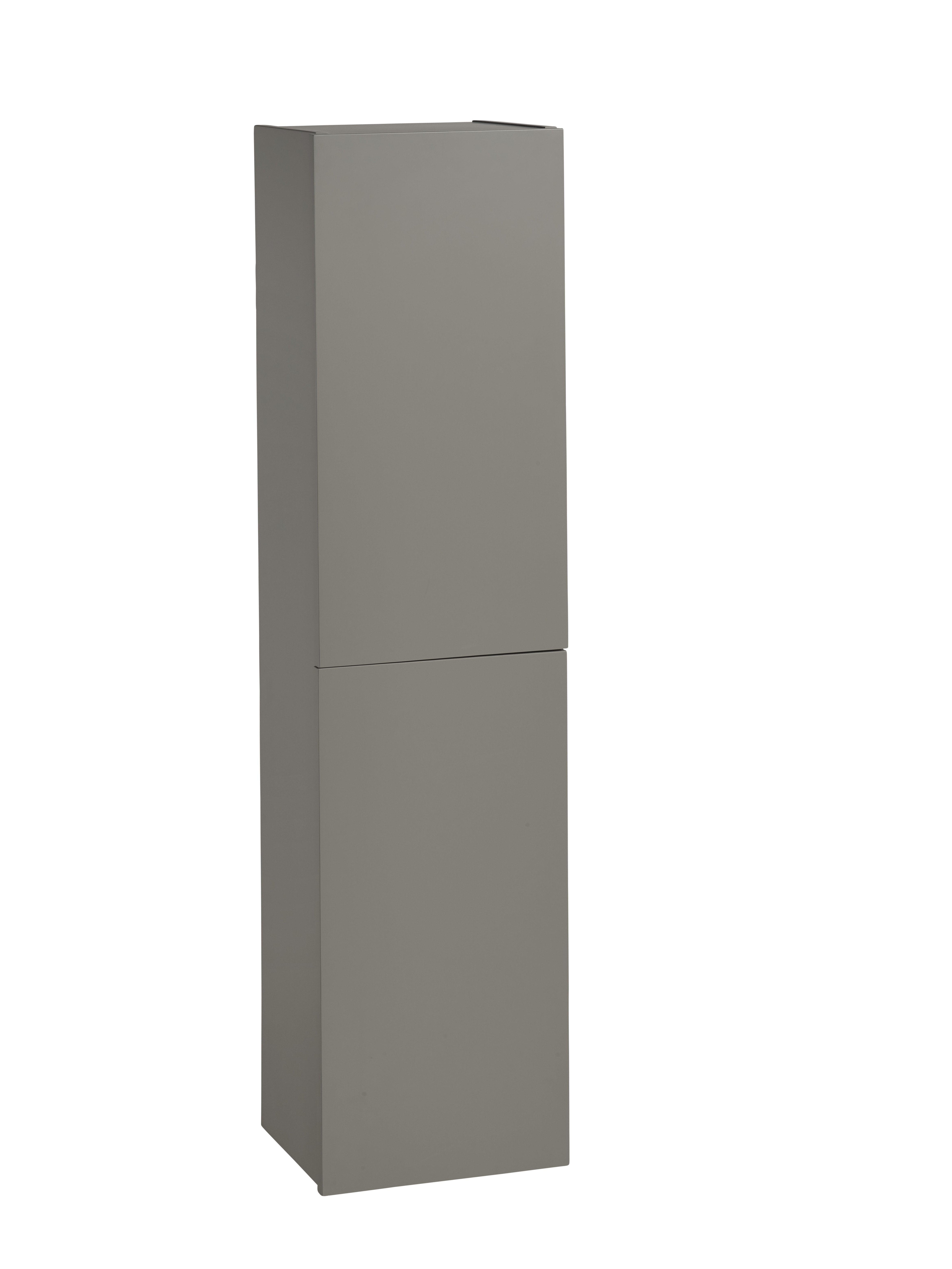 Instinct Andros 300mm Wall Column Two Door Unit Stone Grey INST0405128