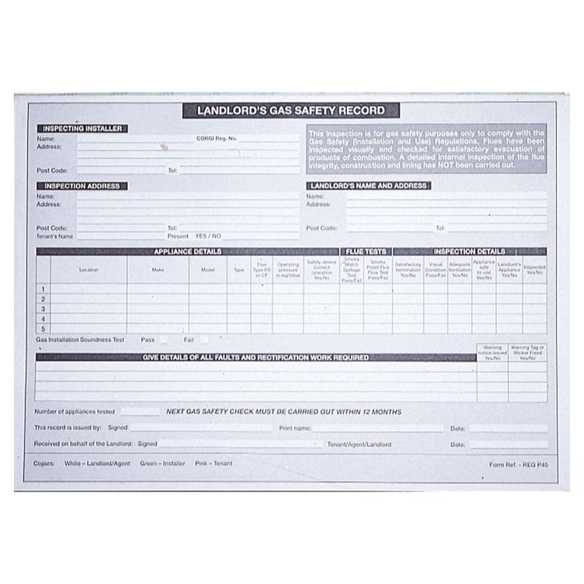 Todays Tools Landlord Report Pads LR