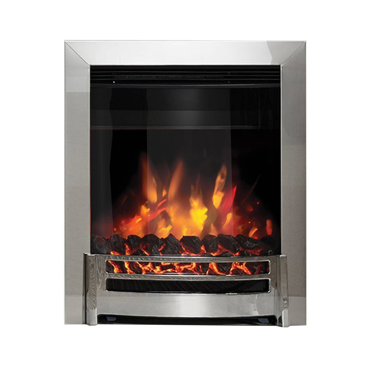 Be Modern Ember Inset Electric Fire in Chrome Finish 33324 