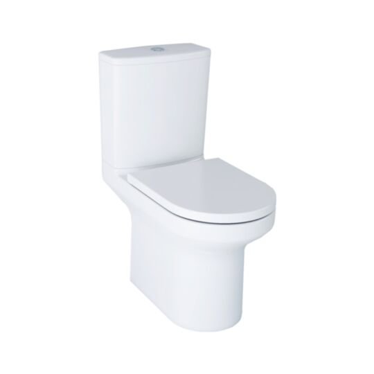 Tucker French Marlowe Standard Height Rimless Open Back Close Coupled Pan