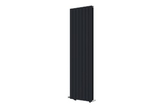 Tucker French 1800 x 528mm Double Panel Anthracite Vertical Radiator (Heating Only)