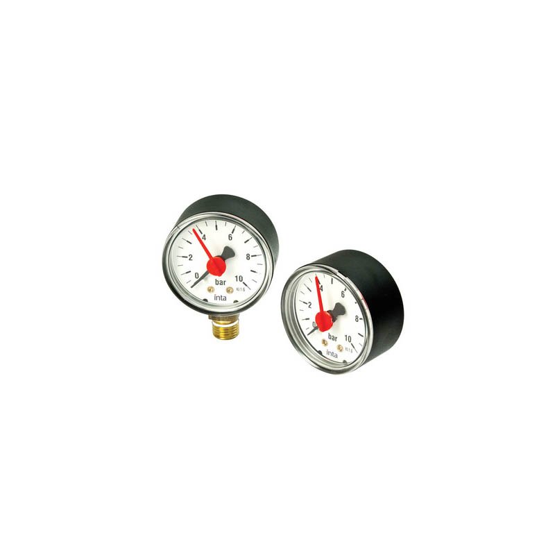 Inta 0-6 Bar 1/4" Back Connection Pressure Gauge GP1576006
