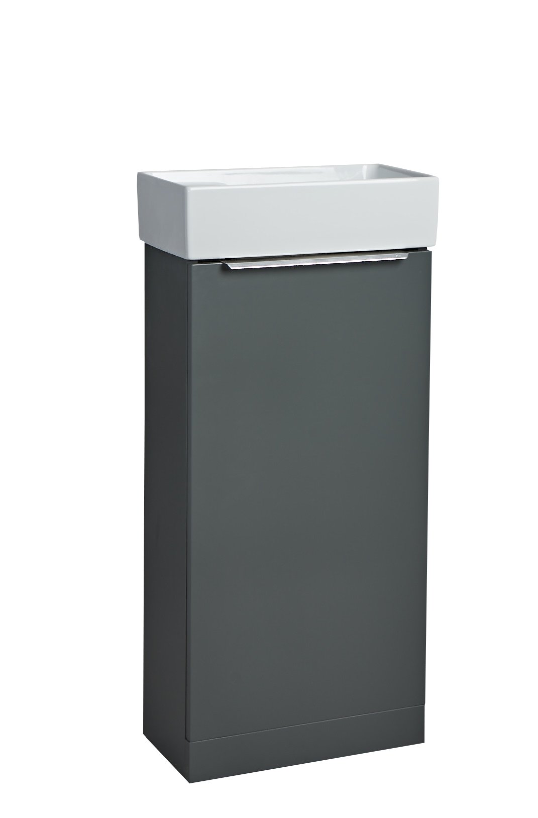 Instinct Icaria 400mm Floor Standing Single Door Cloakroom Basin Unit Willow INST041523