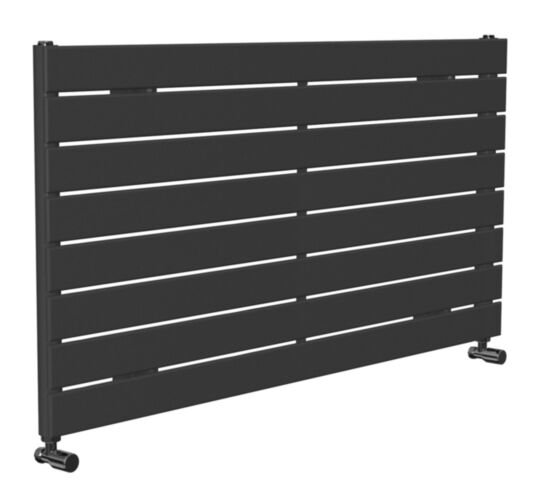 Tucker French 604 x 900mm Single Panel Anthracite Horizontal Radiator (Heating Only)