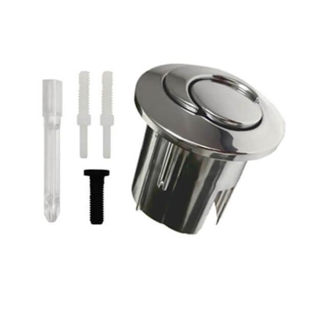 Roca D2D Dual Flush Push Button With Threaded Rods Chrome AH0001800R