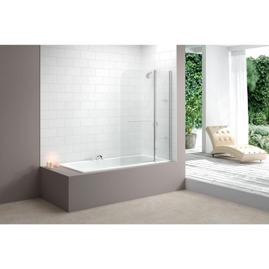 Merlyn 2 Fixed Curved Bathscreen 1150 X 1500mm MB3
