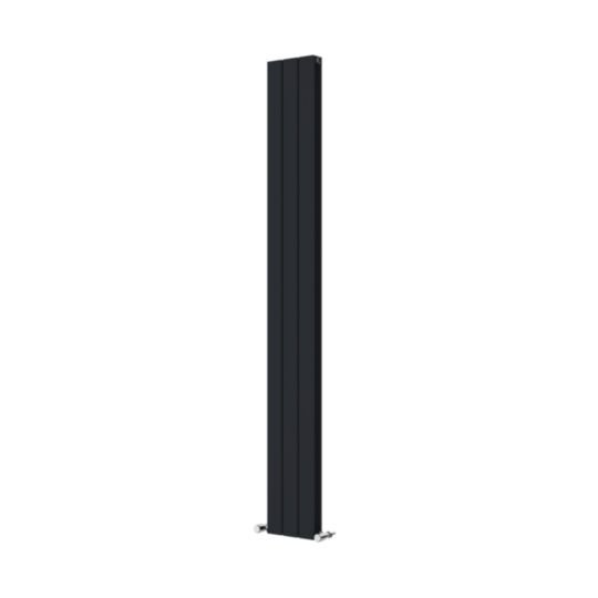 Tucker French 1800 x 220mm Double Panel Anthracite Vertical Radiator (Heating Only)