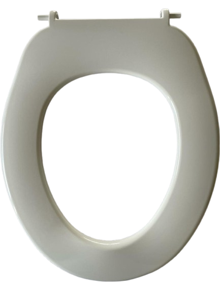 Lecico Anti Lateral Movement White Ring Seat (Top Fix Hinges and No Lid)