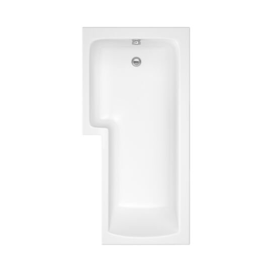 Tucker French Clapham 1500mm x 850mm Shower Bath (Left Handed)