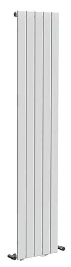 Tucker French 1800 x 376mm Single Panel White Vertical Radiator (Heating Only)