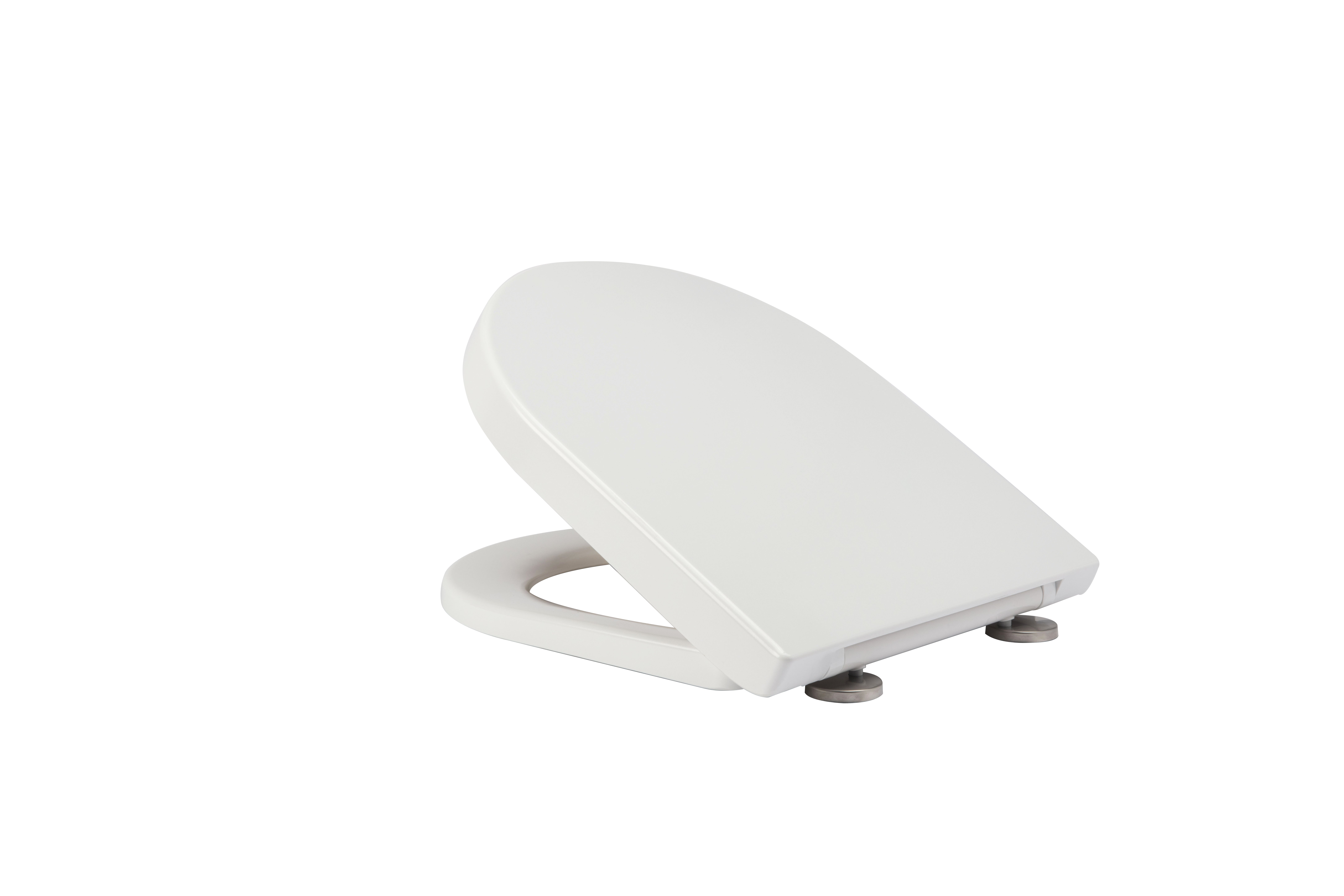 Instinct Kinsley D Shaped Quick Release Wrapover Soft Close Seat & Cover White INST02028