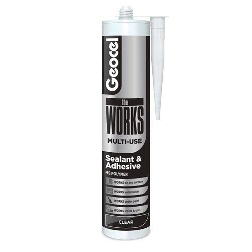 Geocel The Works Multi-Use Sealant & Adhesive Clear 6022000/C03