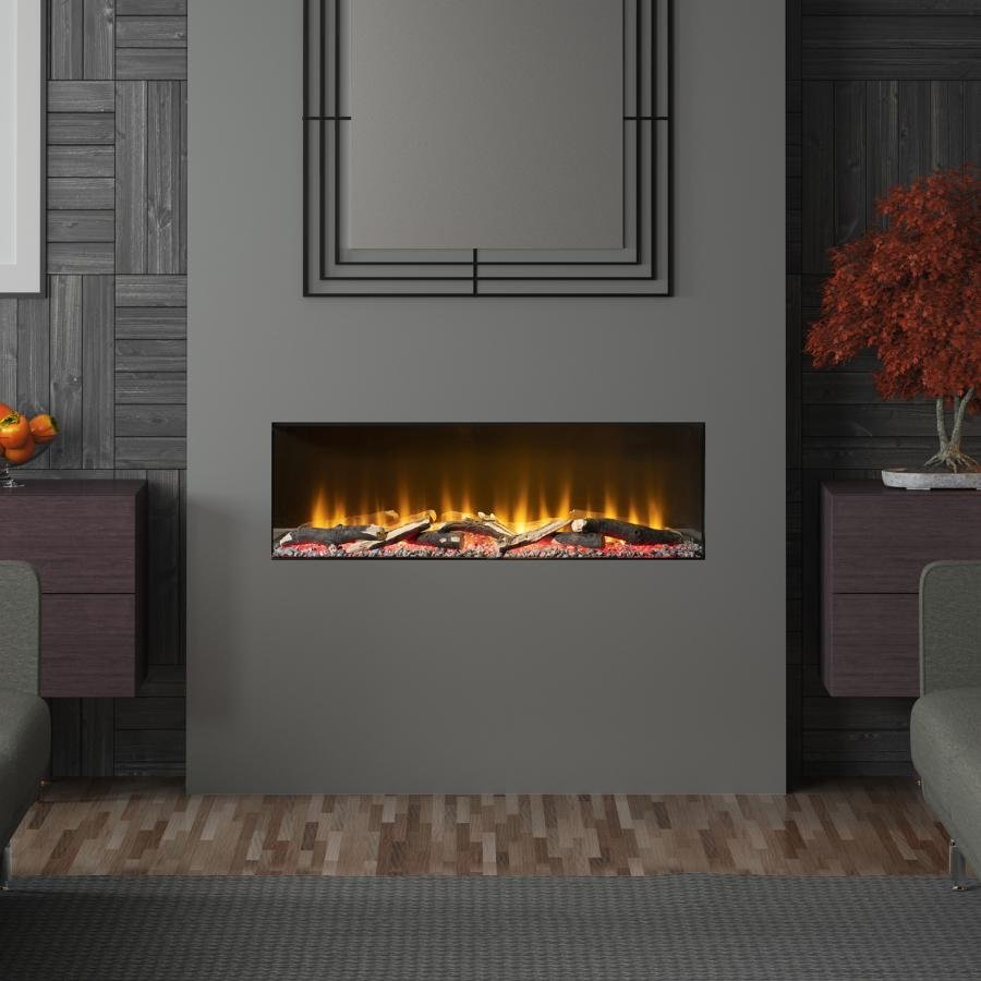 Be Modern Invision 1000 Wall Inset Electric Fire 63592 