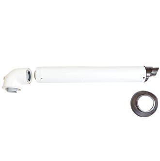 Ideal Flue Horizontal Terminal Telescopic 1m 208174