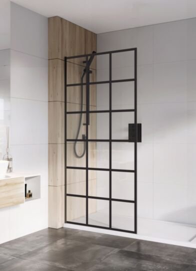 Tucker French 1000 Corner Wet Room Panel - 8mm (Actual Width 965mm)