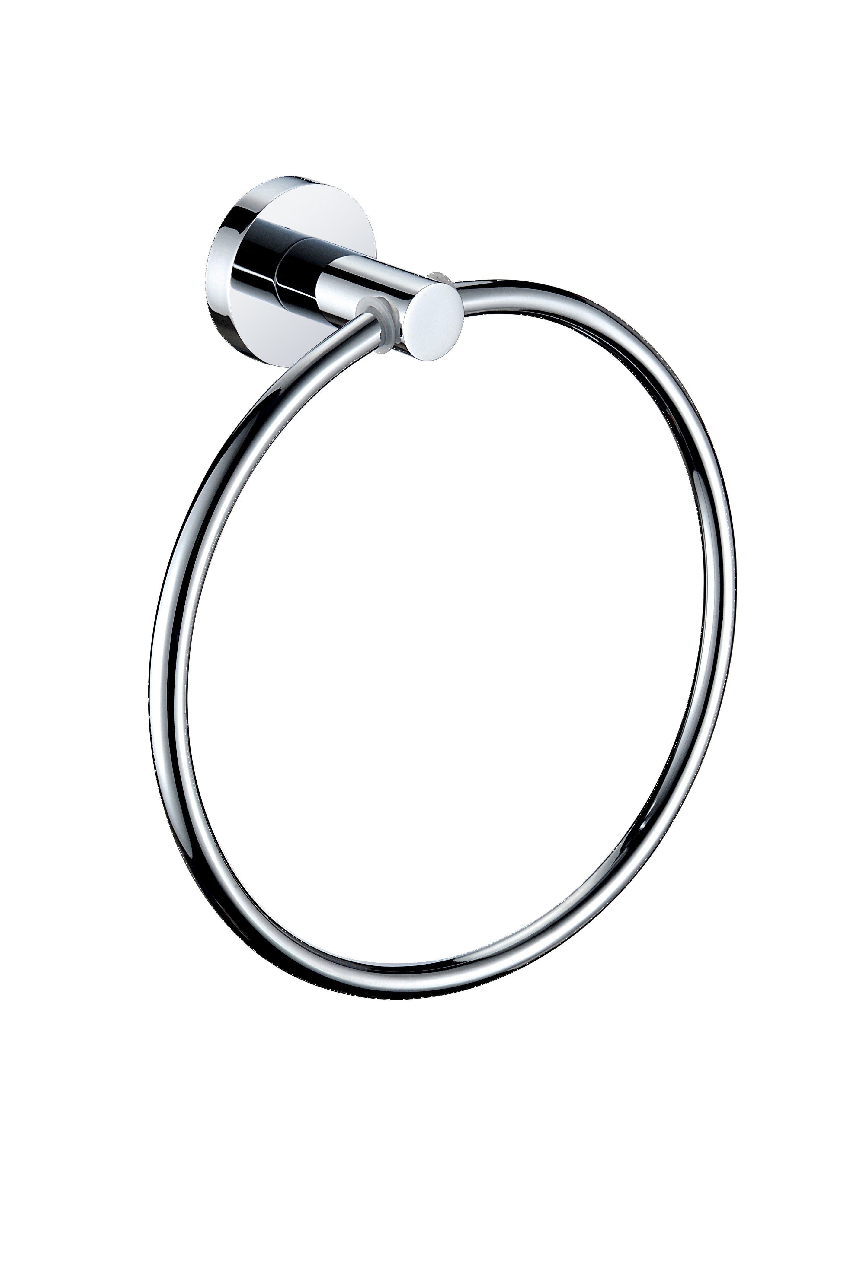 Bristan Round Towel Ring Brass Chrome Plated