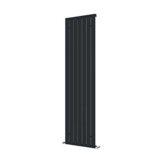 Tucker French 1800 x 520mm Single Panel Anthracite Vertical Radiator (Heating Only)