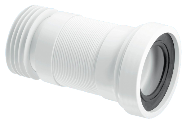 McAlpine 140-290mm Straight Flexible WC Connector WC-F23R