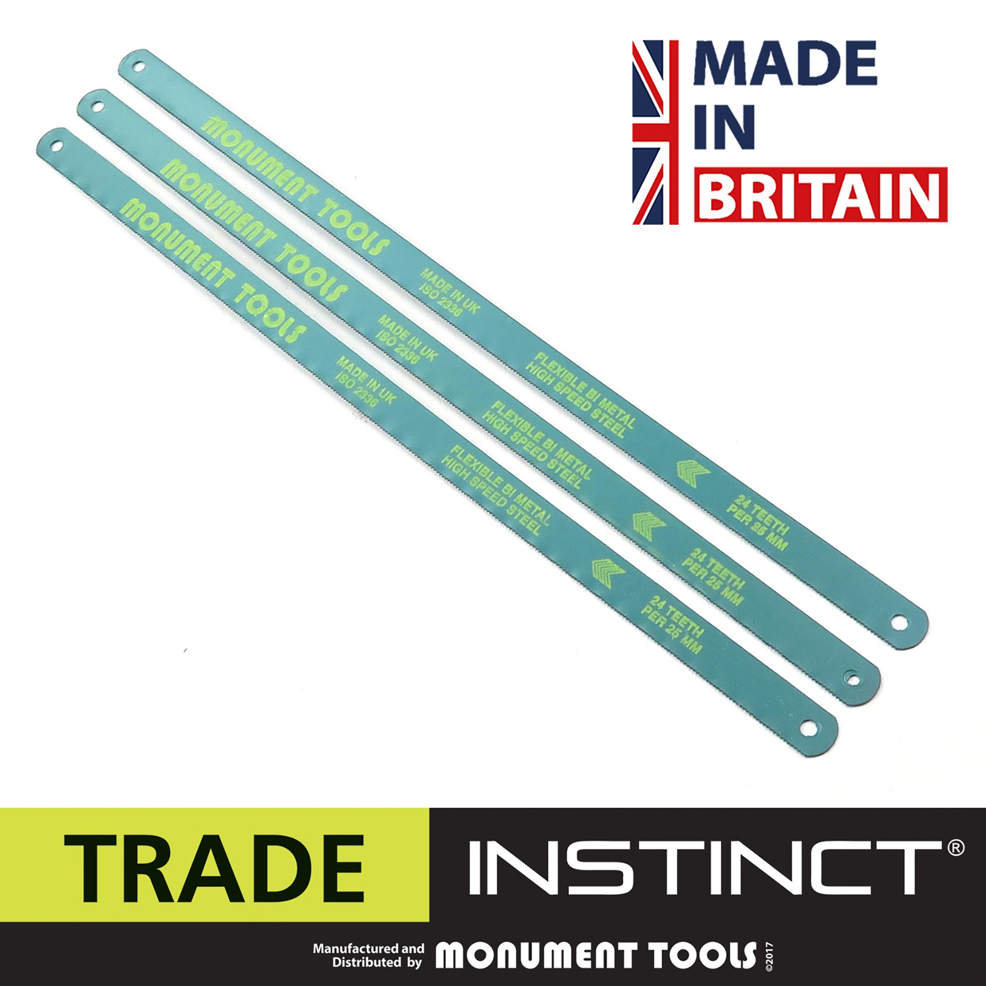 Instinct Pack of Three 300mm (12 ") Hacksaw Blades INST1923