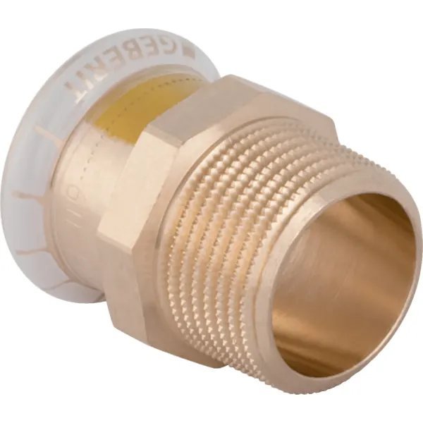 Geberit Mapress 15mm x 1/2" Copper Adaptor with Male Thread Gas 34666