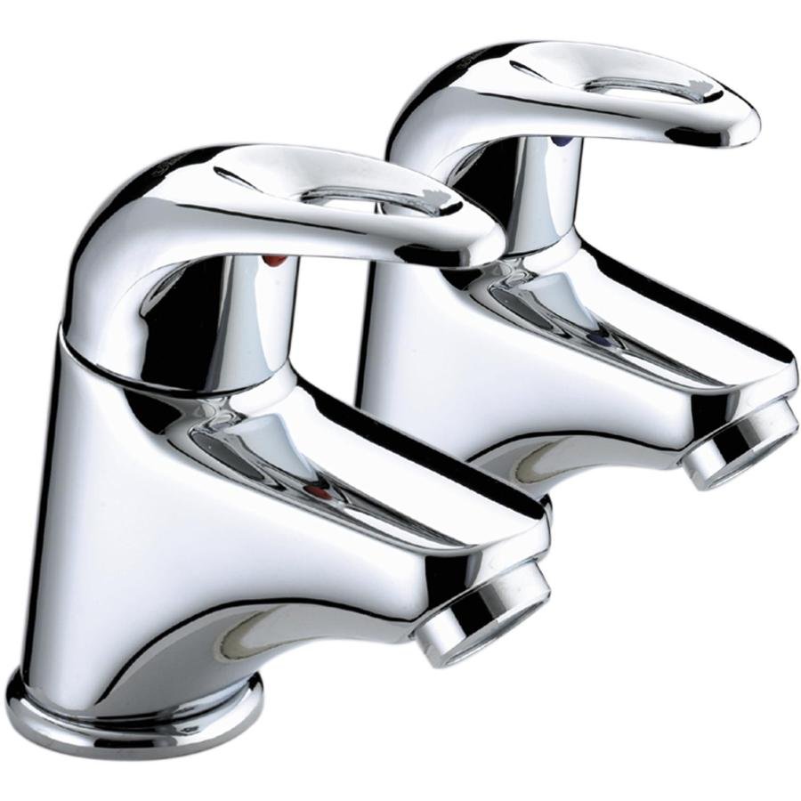 Bristan Java Basin Pillar Taps Chrome