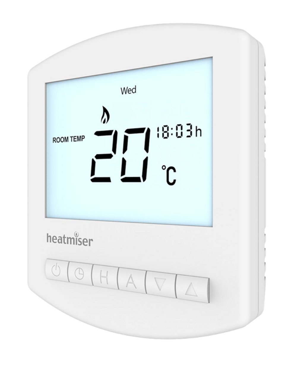 Heatmiser Battery Powered Programmable Thermostat SLIMLINE-B