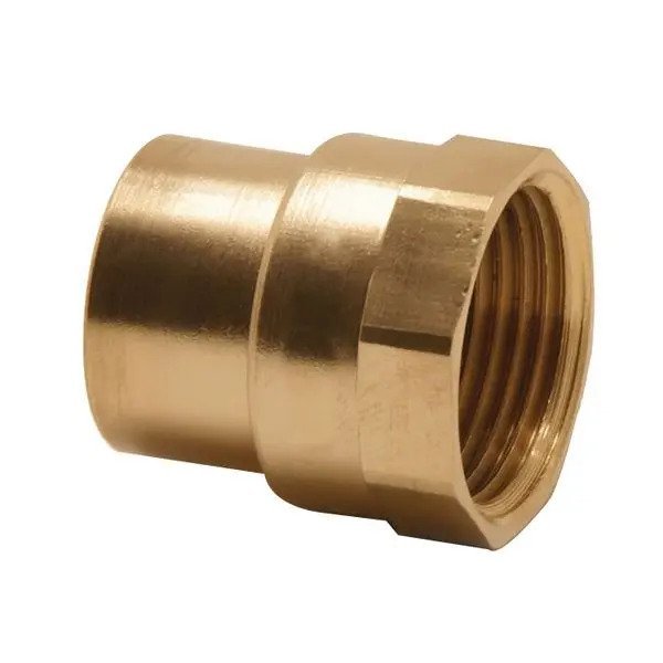 15mm x 1/4" Fi Straight Connector End Feed