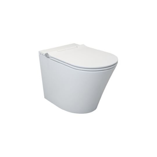 Tucker French Wave Smart Smart Standard Height Short Projection Rimless Back To Wall Pan