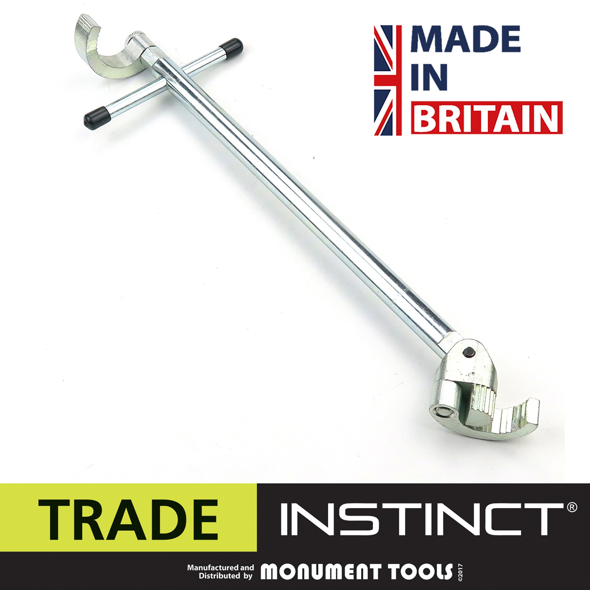 Instinct Pro Adjustable Basin Wrench c/w Two Jaws INST0345