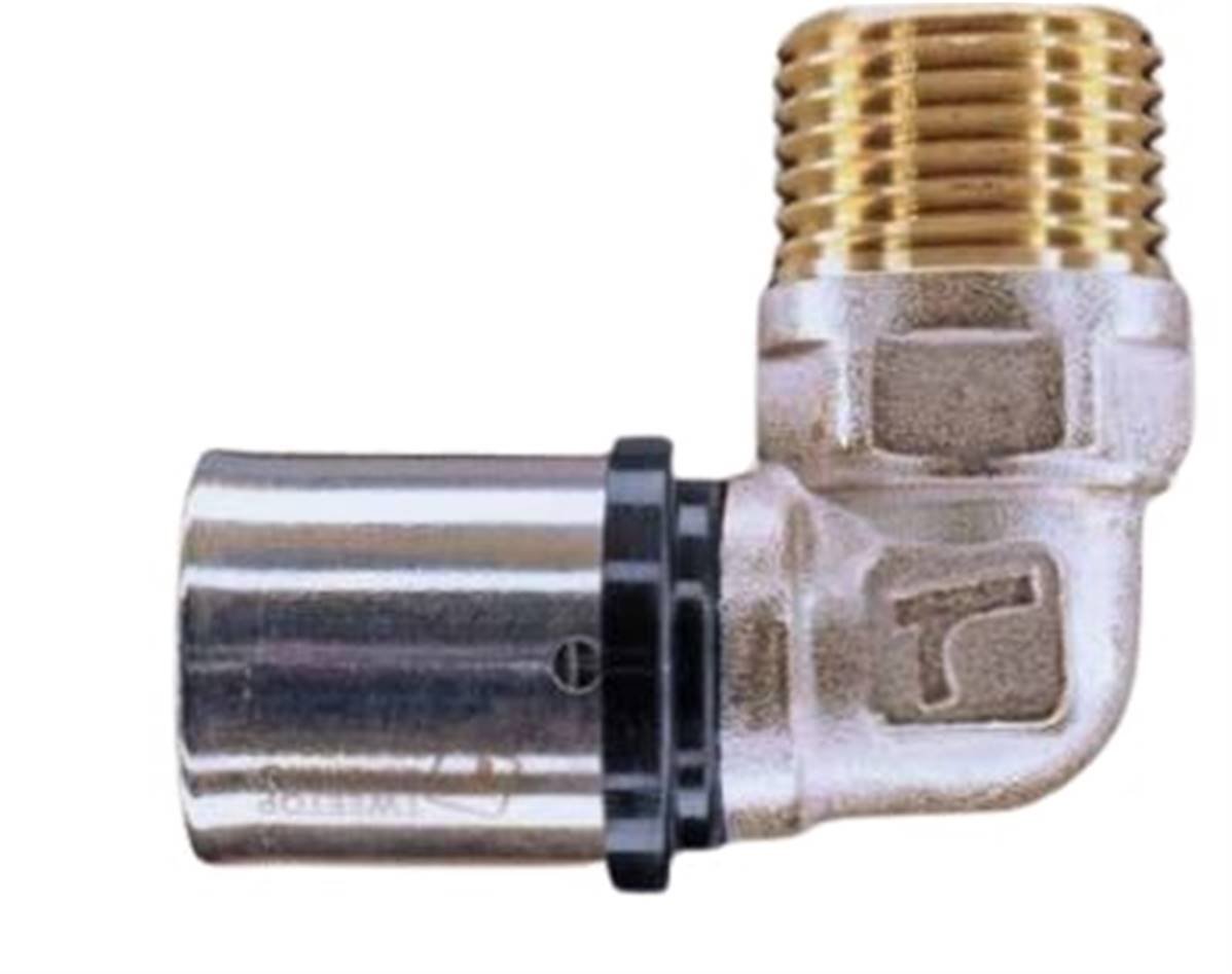 Tweetop Press Elbow 90° with Male Thread 20x3/4" 06012111