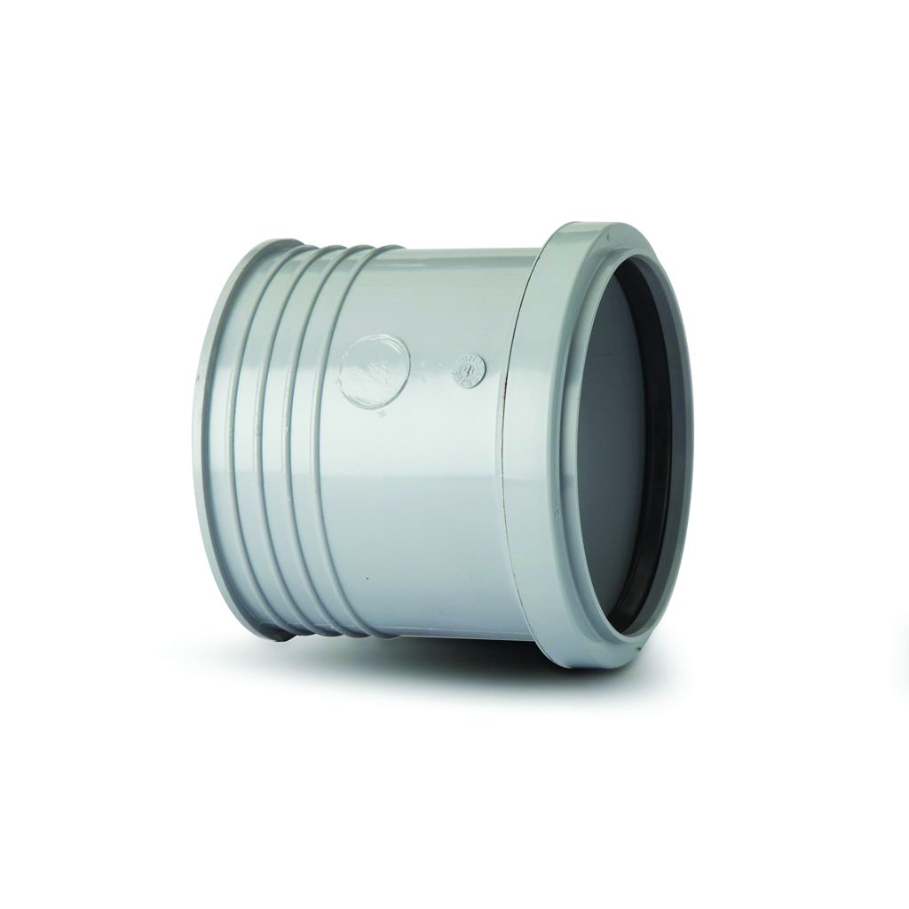 Polypipe 110mm Drain Connector Grey