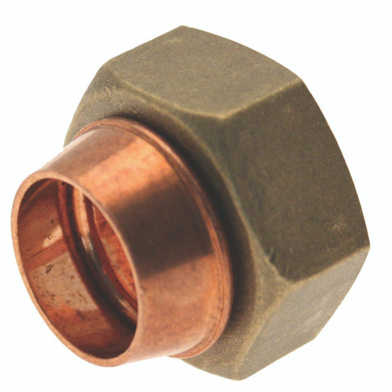 22mm x 1" Standard Cylinder Unions Solder Ring 338770