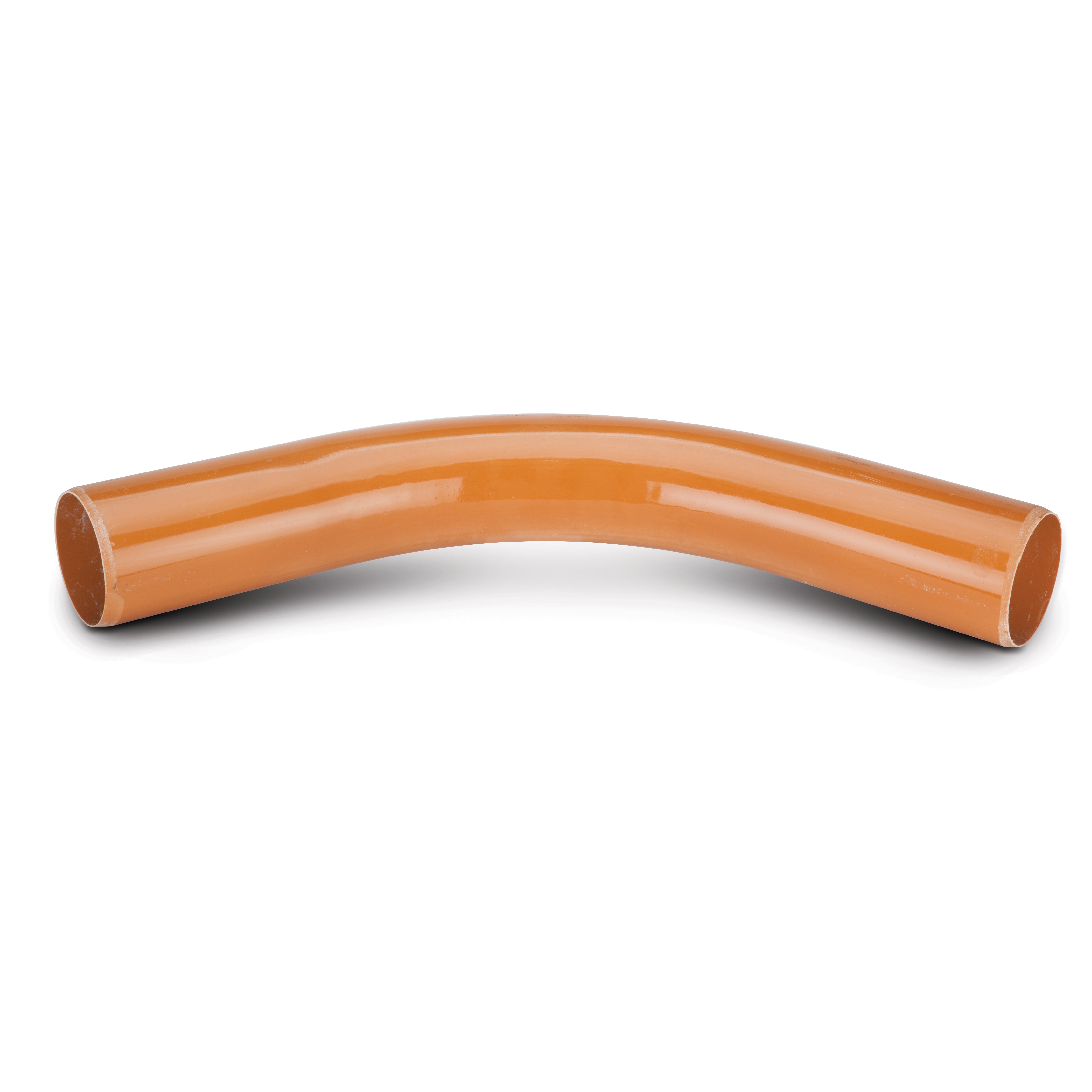 Polypipe Underground Drainage 110mm 87.5 Degree Long Radius Bend Plain Ended