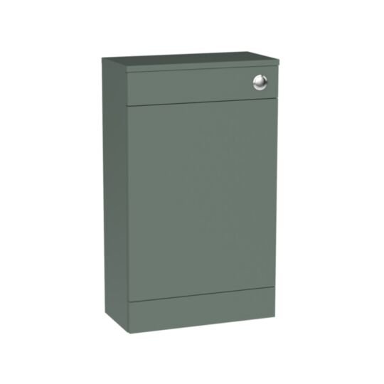 Tucker French Amersham 500mm Square Edge Back To Wall WC Unit Matt Sage Green